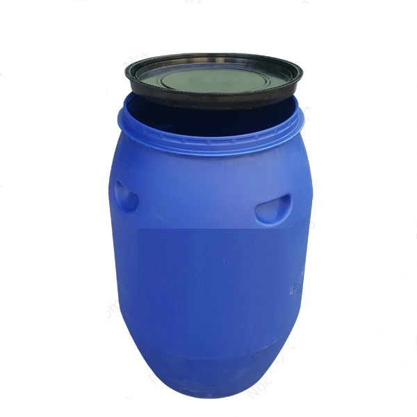 Th&ugrave;ng phi nhựa 120L HDPE c&oacute; đai nắp th&eacute;p kh&ocirc;ng gỉ