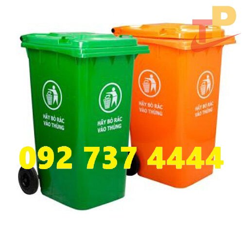 Thùng Rác Nhựa 60L, 120L, 240L Nhựa Nguyên Sinh