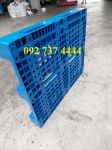 Pallet Nhựa (120x100x15) Màu Xanh