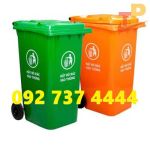 Thùng Rác Nhựa 60L, 120L, 240L Nhựa Nguyên Sinh