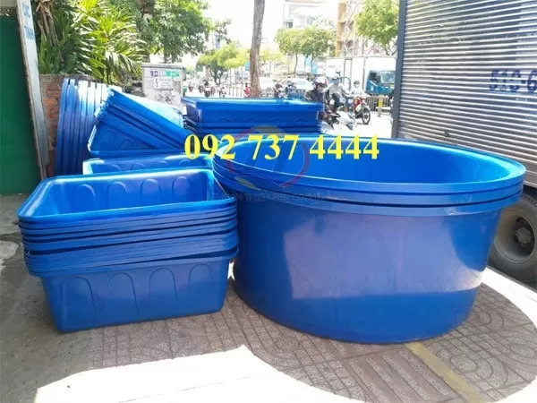 Thùng Nhựa Tròn 750L