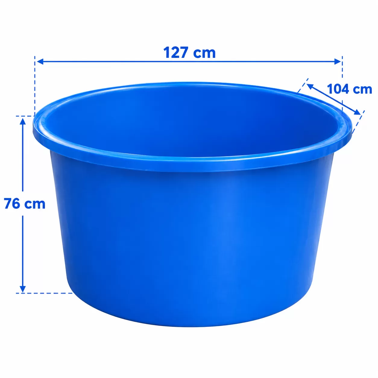 Thùng Nhựa Tròn 750L